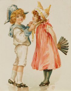 Tiempo de fiesta, postal de Navidad